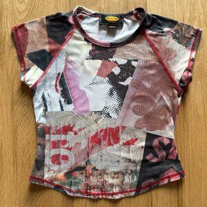 Cute little graphic top, Urban Outfitters, S